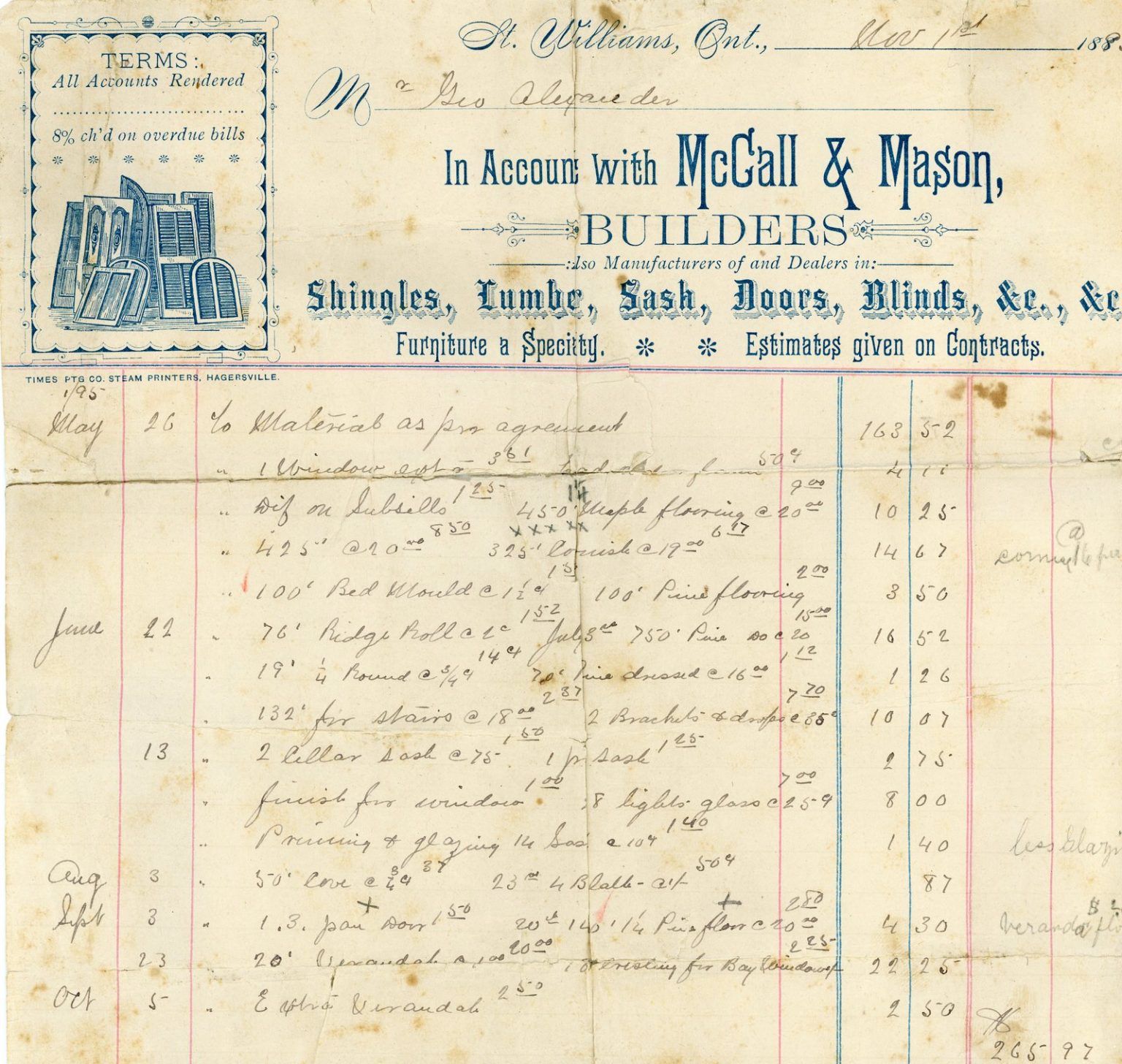 Factory Invoice